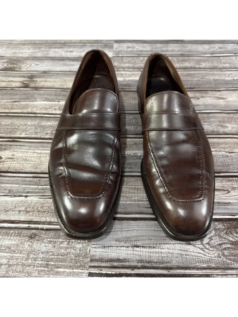 Kilgour Savile Row Leather Loafers Shoes Sz 9 UK 10 US Made England Color Brown